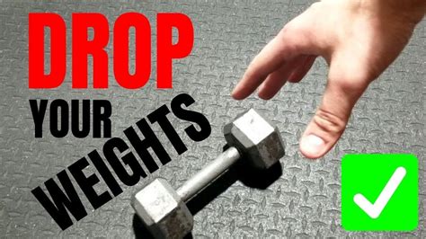 why do weightlifters drop weights.